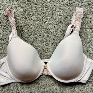 Natori Soft Pink Lace Accent Bra